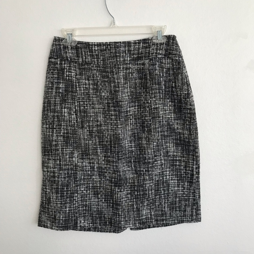 Fashion Bug Black and white mid waist pencil Skirt